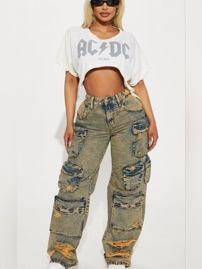 Fashion NOVA Cargo Jeans